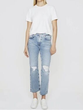AG Denim Kinsley High Rise Pop Crop